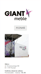 Mobile Screenshot of giantmeble.pl